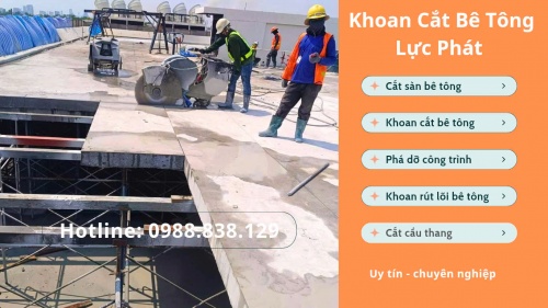Khoan cắt bê tông tại Tây Ninh chuyên nghiệp