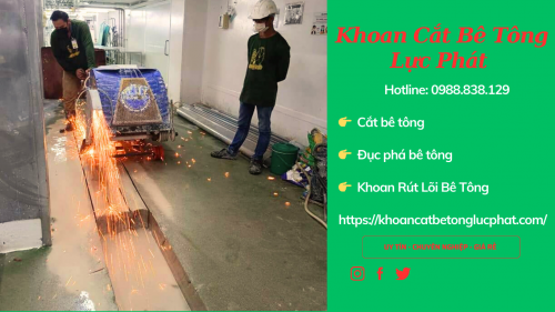 Khoan cắt bê tông quận 10 thi công chuyên nghiệp