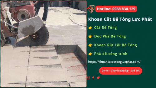 Khoan cắt bê tông quận 5 thi công nhanh chóng