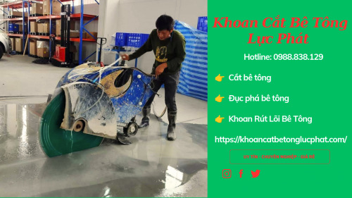 Thi công khoan cắt bê tông quận phú nhuận uy tín, chuyên nghiệp