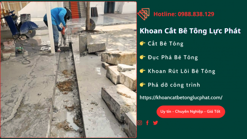 Thi công khoan cắt bê tông tại biên hòa uy tín, giá rẻ