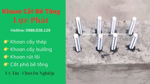 khoan cấy bulong tại thủ đức chuyên nghiệp