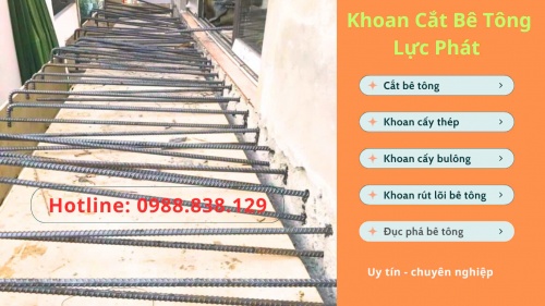 khoan cấy thép bằng hóa chất Ramset G5, Hilti tại đồng nai chất lượng cao