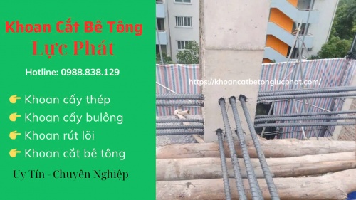 Khoan cấy thép chờ Ramset G5, Hilti tai Long An giá rẻ