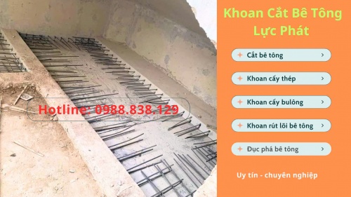 Khoan cấy thép chờ ramset G5, Hilti tại bình dương giá rẻ