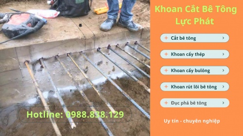 Khoan cấy thép chờ tại bình dương uy tín, chuyên nghiệp