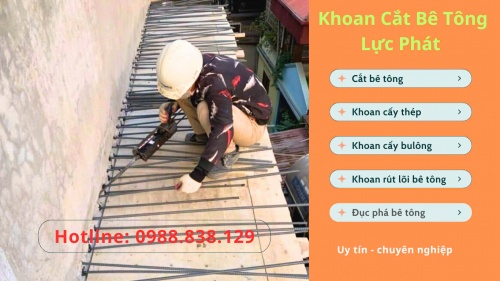 Thi công khoan cấy thép chờ tại đồng nai chuyên nghiệp