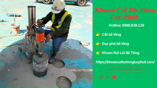 Khoan lỗ xuyên sàn bê tông tại quận bình tân uy tín, giá rẻ