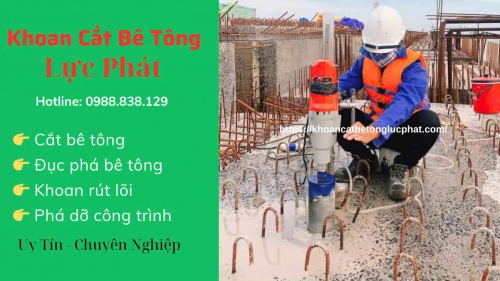 Thi công khoan rút lõi bê tông huyện Long Thành chuyên nghiệp