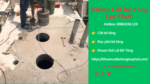 Khoan rút lõi bê tông quận 8 uy tín, chuyên nghiệp