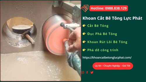 Khoan rút lõi bê tông quận gò vấp chuyên nghiệp