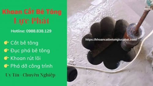 Khoan rút lõi bê tông tại huyện Long Thành giá rẻ