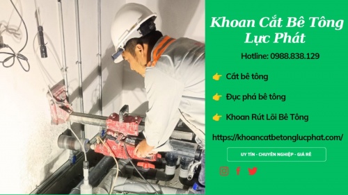 Khoan rút lõi bê tông tại huyện vĩnh cửu chuyên nghiệp