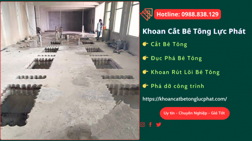 Khoan rút lõi bê tông tại thành phố thủ đức thi công chính xác