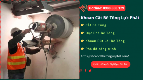 Khoan rút lõi bê tông tại tỉnh bình dương chuyên nghiệp