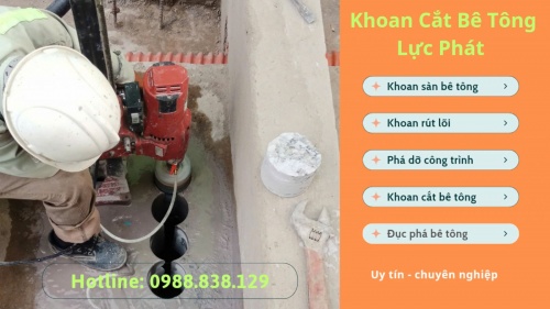 Khoan rút lõi bê tông xuyên sàn tại đồng nai uy tín