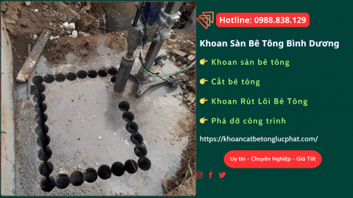 Khoan sàn bê tông bình dương chuyên nghiệp
