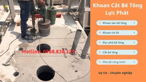 Khoan sàn bê tông quận 2 chuyên nghiệp giá rẻ