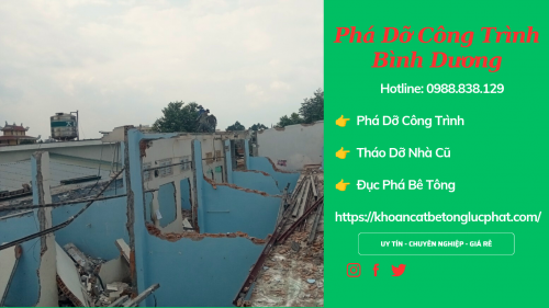 Tháo dỡ nhà tại bình dương uy tín giá rẻ
