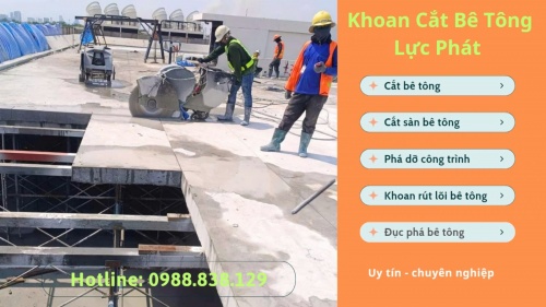 Thi công cắt sàn bê tông chuyên nghiệp