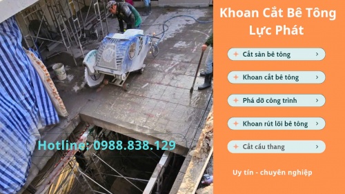 Thi công cắt sàn bê tông quận Gò Vấp giá rẻ