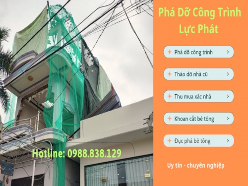 Đập phá tháo dỡ nhà cũ tại thu đức chuyên nghiệp
