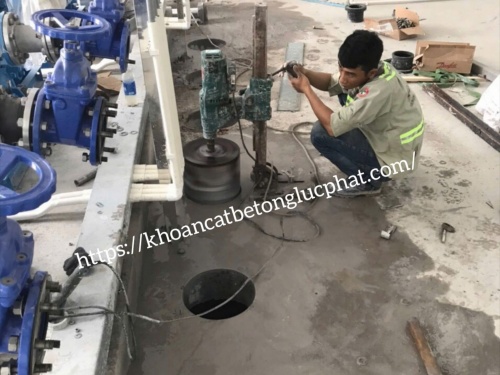 Thi công khoan rút lõi bê tông chuyên nghiệp tại quận 6