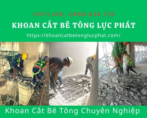 Đục phá bê tông quận gò vấp đục bê tông sàn nền xưởng
