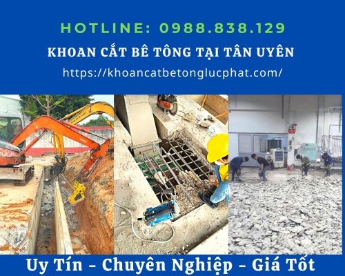 Đục phá bê tông tại tân uyên uy tín giá rẻ