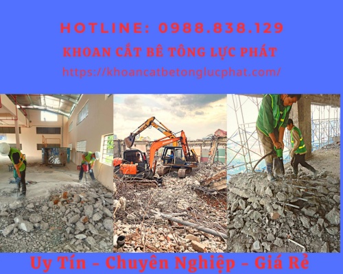 Đục phá bê tông tphcm thi công chuyên nghiệp