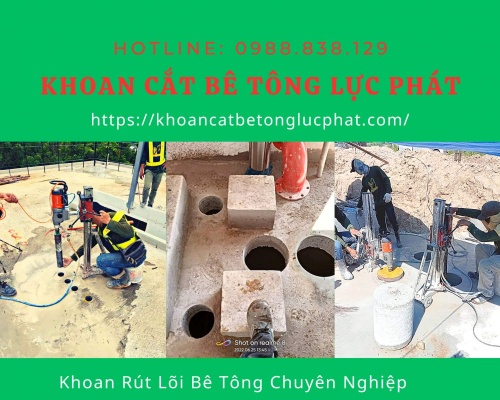Khoan lỗ xuyên sàn bê tông tại tphcm