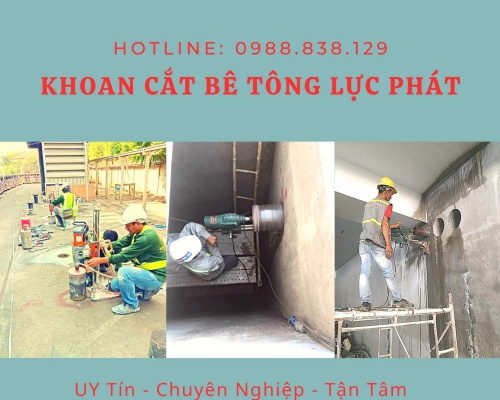 Khoan rút lõi bê tông cốt thép tại thành phố Hồ Chí Minh Chuyên Nghiệp