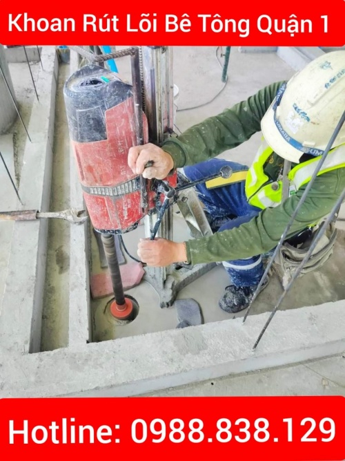 Khoan rút lõi bê tông quận 1