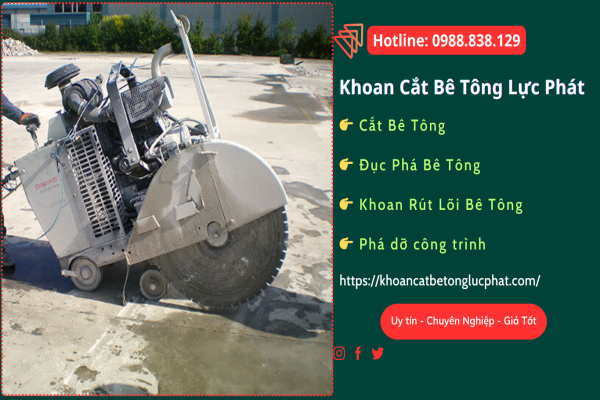 Khoan cắt bê tông quận 4 thi công đảm bảo tiến độ